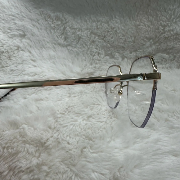 QUAY BLUE LIGHT GLASSES - BOSSY (GOLD HARDWARE) - Picture 3 of 4